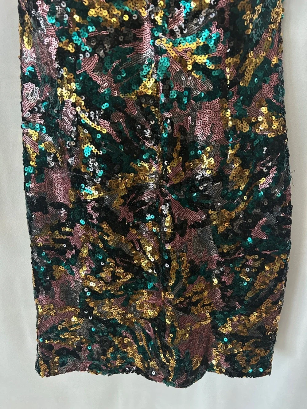 Dress the Population Sexy Black Sequins Strappy Cocktail Mini Dress **Size M**🔥🔥 - Picture 4 of 8